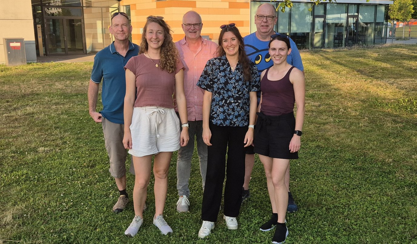 Rainer Königstedt, Linda Ort, Horst Fischer, Clara Nussbaumer, Uwe Parchatka, Antonia Hartmann (from the left). Picture: Thomas Zenker