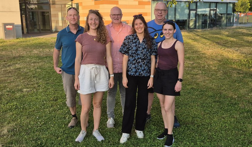Rainer Königstedt, Linda Ort, Horst Fischer, Clara Nussbaumer, Uwe Parchatka, Antonia Hartmann (from the left). Picture: Thomas Zenker Rainer Königstedt, Linda Ort, Horst Fischer, Clara Nussbaumer, Uwe Parchatka, Antonia Hartmann (from the left). Picture: Thomas Zenker