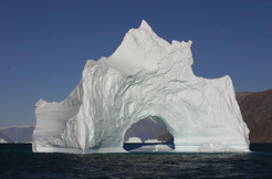 Eisberg in Nordost-Grönland.