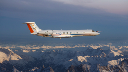 The HALO aircraft. Source: DLR, Aero-Art Frank Herzog. The HALO aircraft. Source: DLR, Aero-Art Frank Herzog.