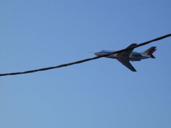 A Falcon fly-by A Falcon fly-by