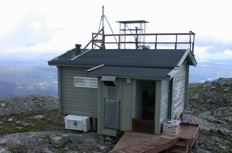 The cabin where the instruments were operated The cabin where the instruments were operated