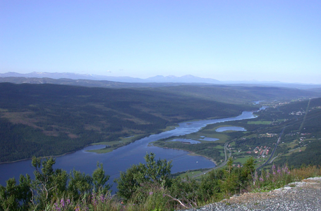 View to the valley View to the valley