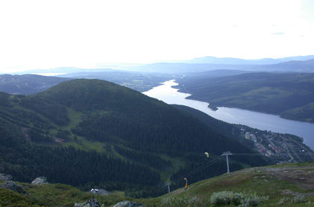 View to the valley View to the valley