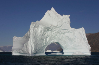 Iceberg in North-East Greenland. Iceberg in North-East Greenland.