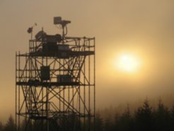 Messstation Schmücke: HCCT 2010 (Hill Cap Cloud Thuringia 2010) auf dem Schmücke Berg im Thüringer Wald ermöglicht eine bodengestützte integrierte Untersuchung, wie Aerosole und Wolken miteinander wechselwirken