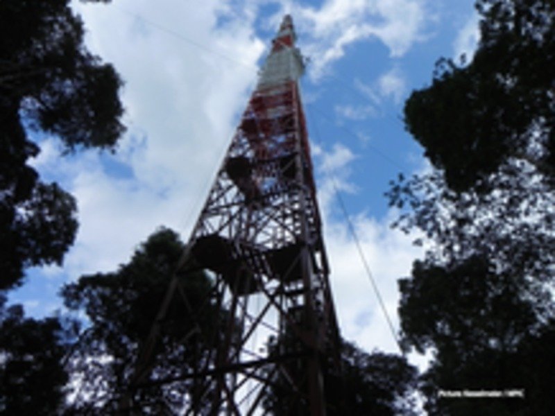 Der 325 Meter hohe ATTO-Turm.