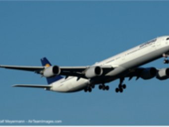 Das IAGOS-CARIBIC Flugzeug, ein Airbus A340-600 der Lufthansa. Das IAGOS-CARIBIC Flugzeug, ein Airbus A340-600 der Lufthansa.
