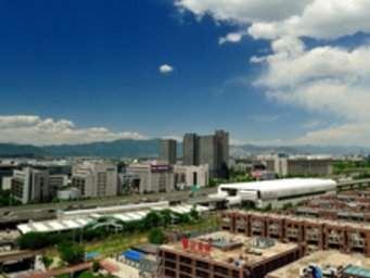 The megacity Beijing on a clear day. The megacity Beijing on a clear day.