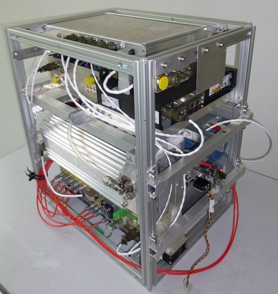 The CARIBIC-AMS in the laboratory. Picture: J. Schneider, MPIC.