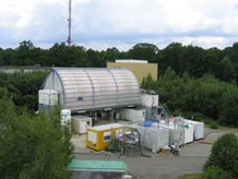 Atmosphere simulation chamber, Forschungszentrum Jülich. Atmosphere simulation chamber, Forschungszentrum Jülich.