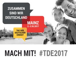 Plakat zum Tag der Deutschen Einheit 2017