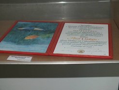 Paul Crutzen's Nobel Prize certificate. Photo: Susanne Benner