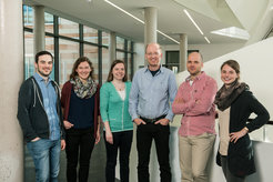 Picture of the group in March 2017. From left to right: O. Eppers, C. Schulz, K. Kaiser, J. Schneider, H.-C. Clemen, F. Köllner. Picture: MPIC.