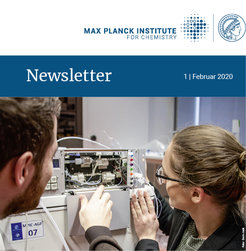 Deckblatt Newsletter der MPI für Chemie. Erste Ausgabe 2020.