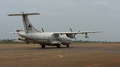 The French research aircraft ATR42, operated by SAFIRE. Picture: J. Schneider, MPIC.