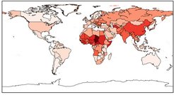 Luftverschmutzung beeinträchtigt die Lebenserwartung weltweit. Die Grafik zeigt den berechneten durchschnittlichen Verlust der Lebenserwartung in Jahren auf globaler und Länderebene. Der weltweite Durchschnitt lag im Jahr 2015 bei 2,9 Jahren.