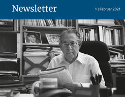 Deckblatt Newsletter der MPI für Chemie. Erste Ausgabe 2021