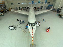HALO in Hangar from above