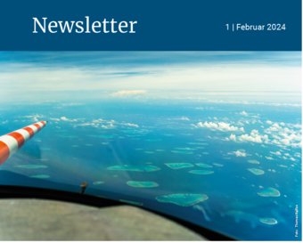 Deckblatt Newsletter der MPI für Chemie.Erste Ausgabe 2024