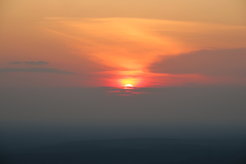 Smoke-filled skies over the Amazon: view from the ATTO research tower.