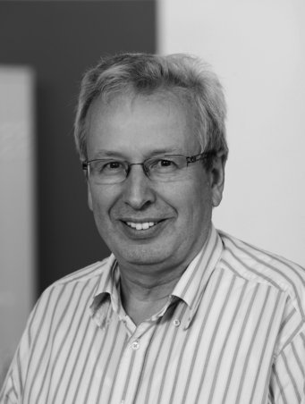 Klaus Peter Jochum Porträt Klaus Peter Jochum, schwarz-weiß