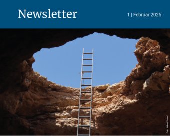 Deckblatt Newsletter der MPI für Chemie.Erste Ausgabe 2025