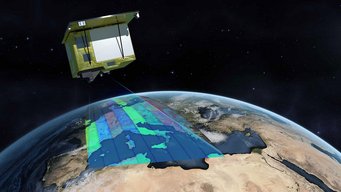 Mithilfe des deutschen Umweltsatelliten EnMAP sind verlässliche Messungen von Spurengasen möglich, wie eine neue Studie zeigt.  Der deutsche Umweltsatellite EnMAP.