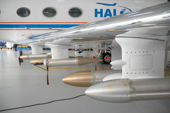 Measuring instruments at HALO.