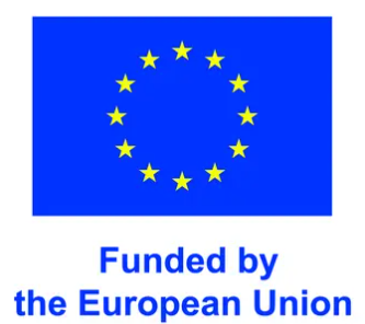 EU-Flagge und Text: „Funded by the European Union“.