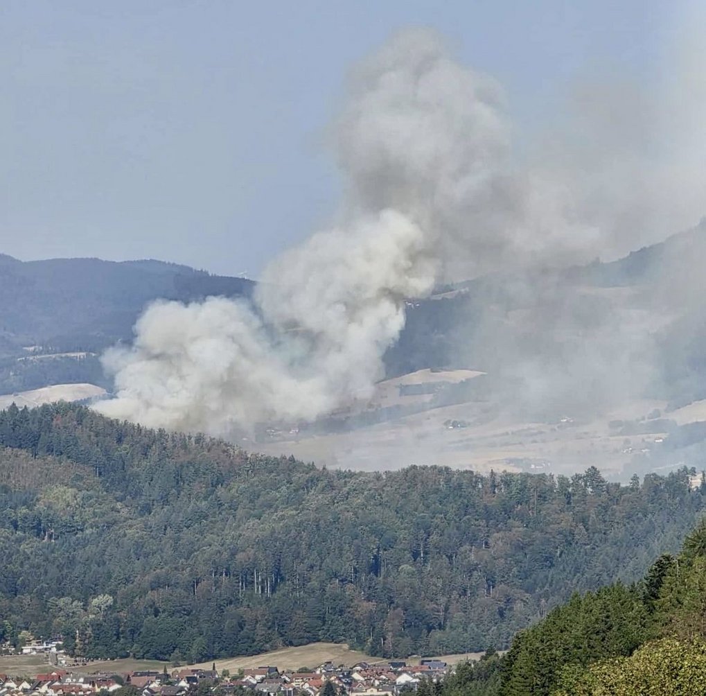 Brand auf offenen Flächen