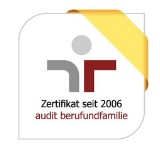 Audit-Logo: Zertifikat seit 2006: audit berufundfamilie